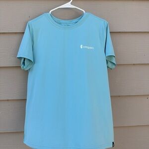 Cotopaxi Fino Short Sleeve Tech Tee Womens Gulf Shirt Sea Glass Sz Large (A5)
